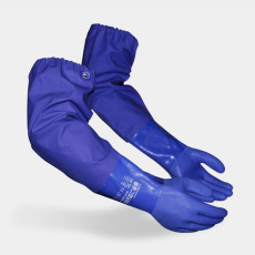 핸드맥스 블루그랩슬리브(60cm) NO.308 (PVC재질의 토시형장갑)